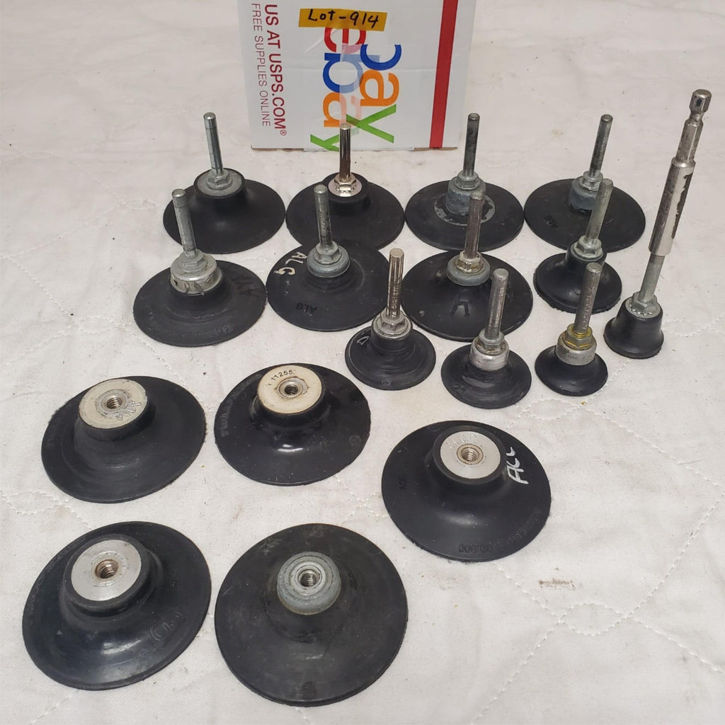 Lot of Roll Lock Sanding Disc Rotary Pad Holder LOT-914