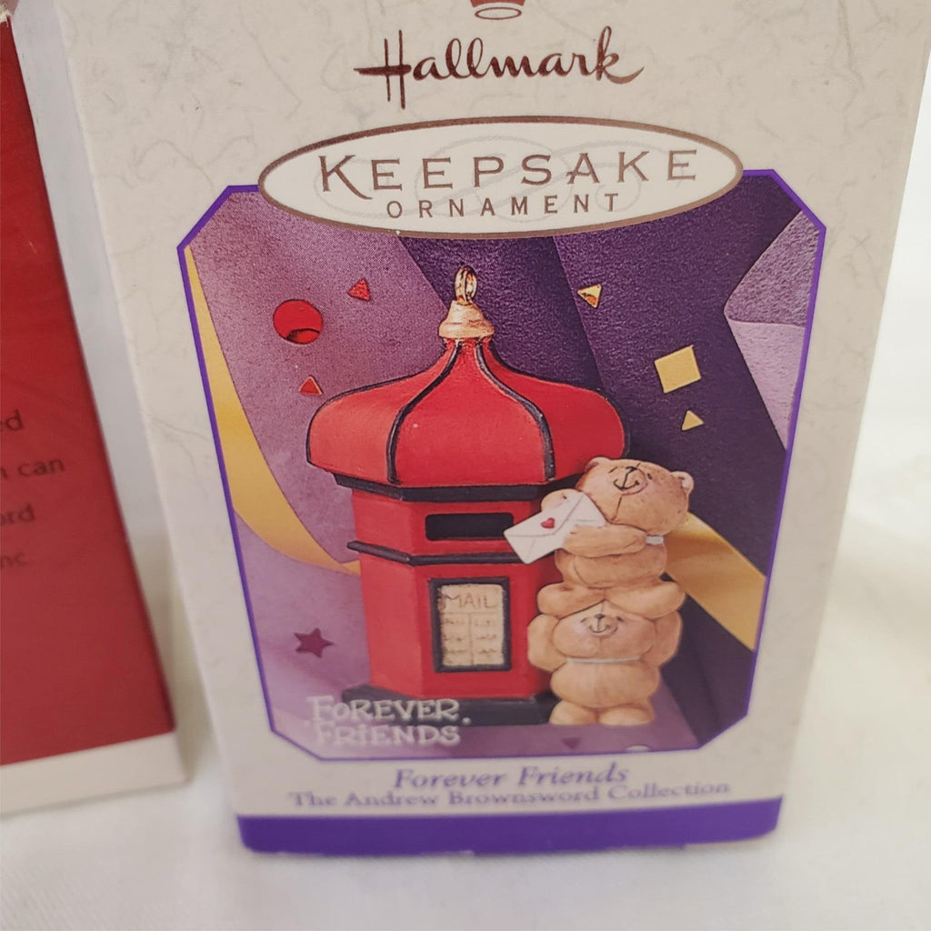 Hallmark Keepsake Ornament Forever Friend's Bear & Forever Friend's Collection