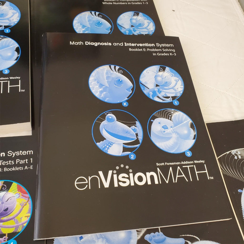 enVisionMath Common Core Math Diagnosis and Intervention System Part 1 Booklets