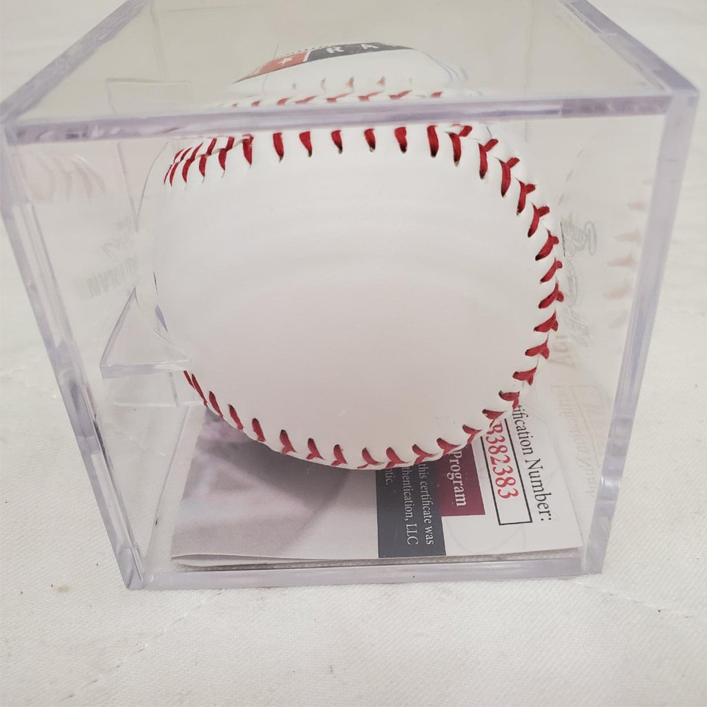 Jose Canseco Autographed Official Major League Baseball with Display Case