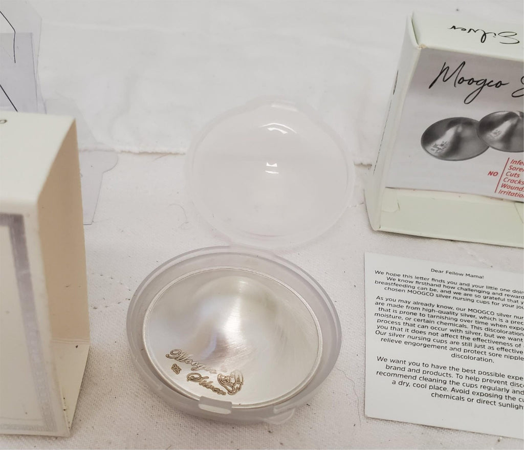 Moogco 925 Silver Nipple Shields Nursing Cups