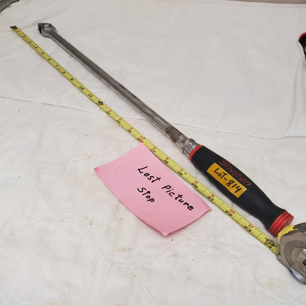 Snap On Soft Grip 24" Long Handle Flex Head Breaker Bar LOT-814