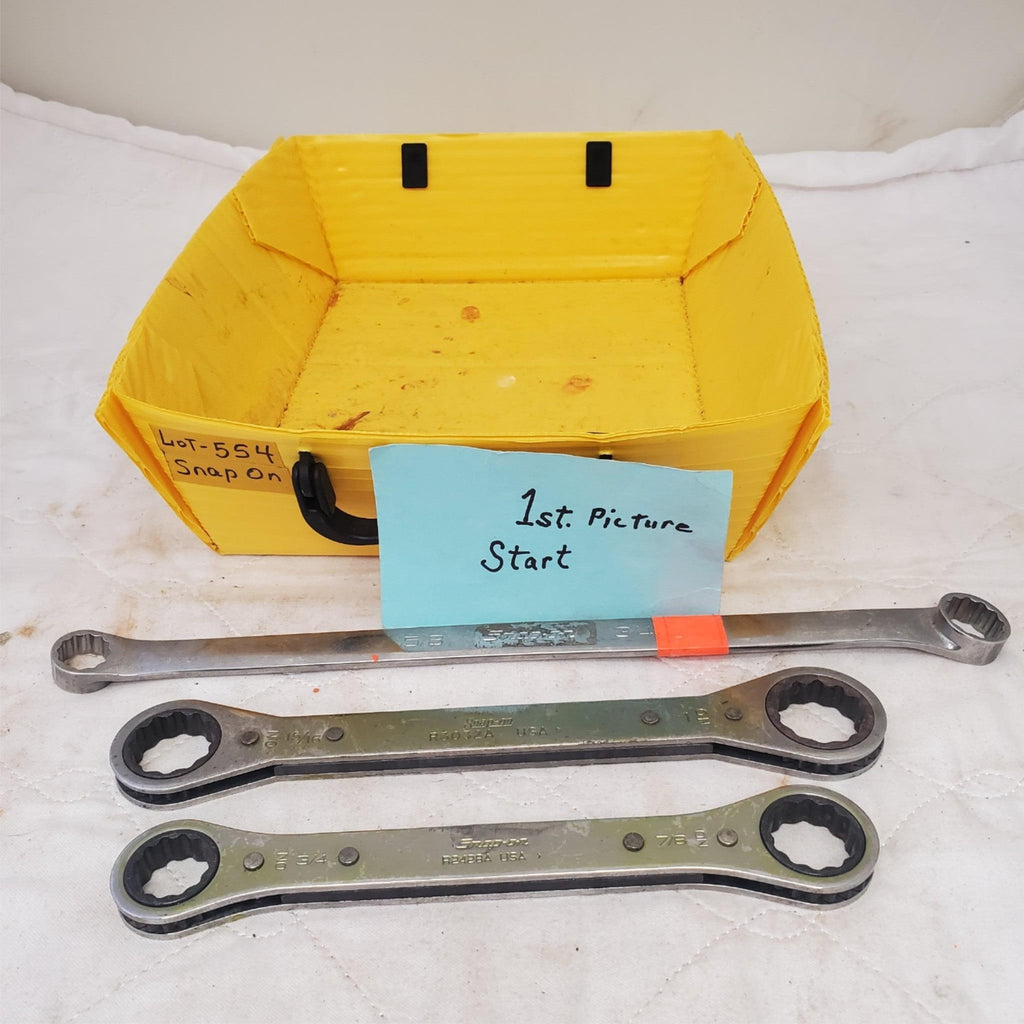 Lot of Snap-On Tools Double Offset Box Wrench LOT 554