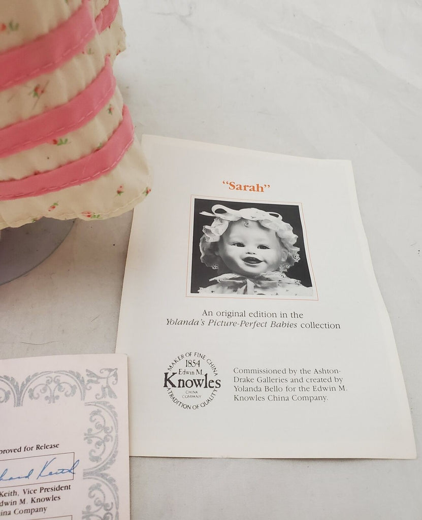Yolanda Bello Sarah Porcelain Doll Picture Perfect Babies Edwin M. Knowles