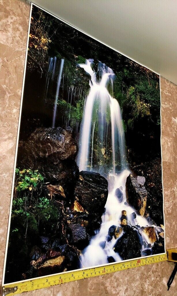 John Wagner Collection IMPACT Photo Print 1978 Waterfall and Mountain Lion