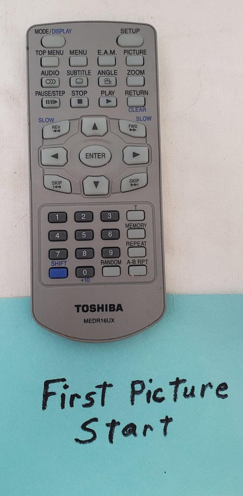 Toshiba MEDR16UX DVD Player Remote Control
