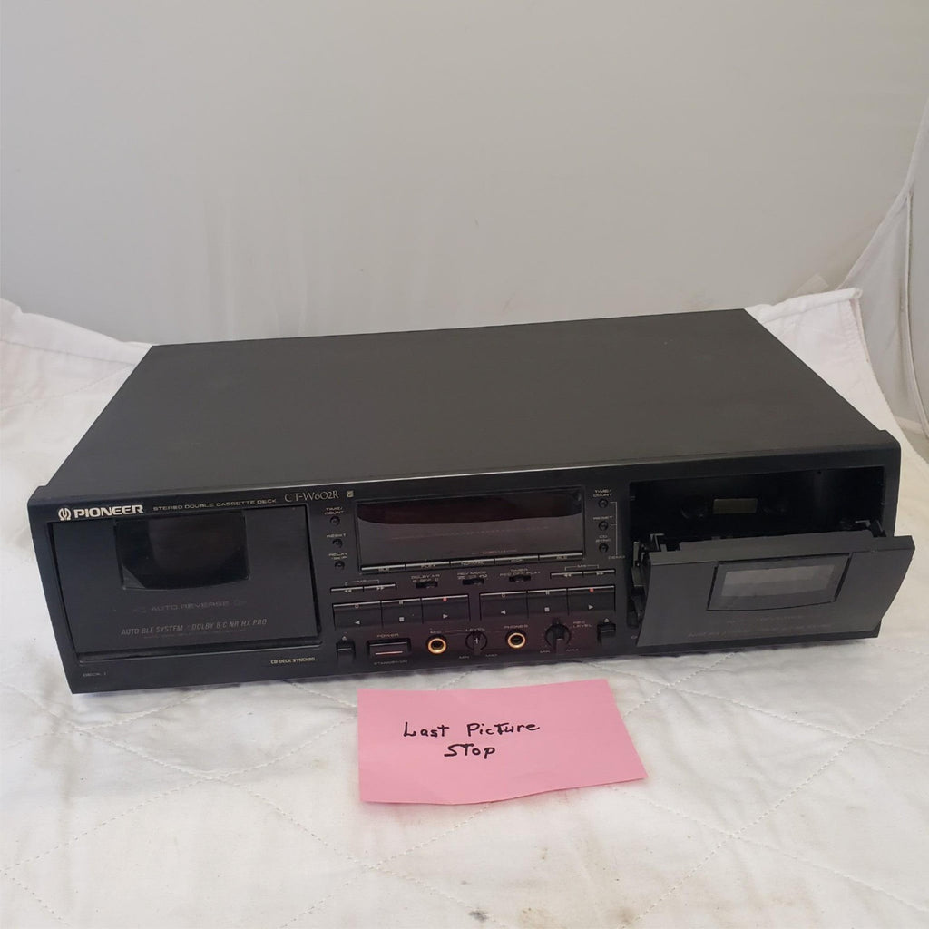 Pioneer CT-W602R Stereo Double Cassette Deck
