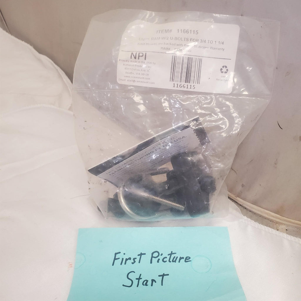 RAM-235U U-bolts Stainless Steel Mount Base