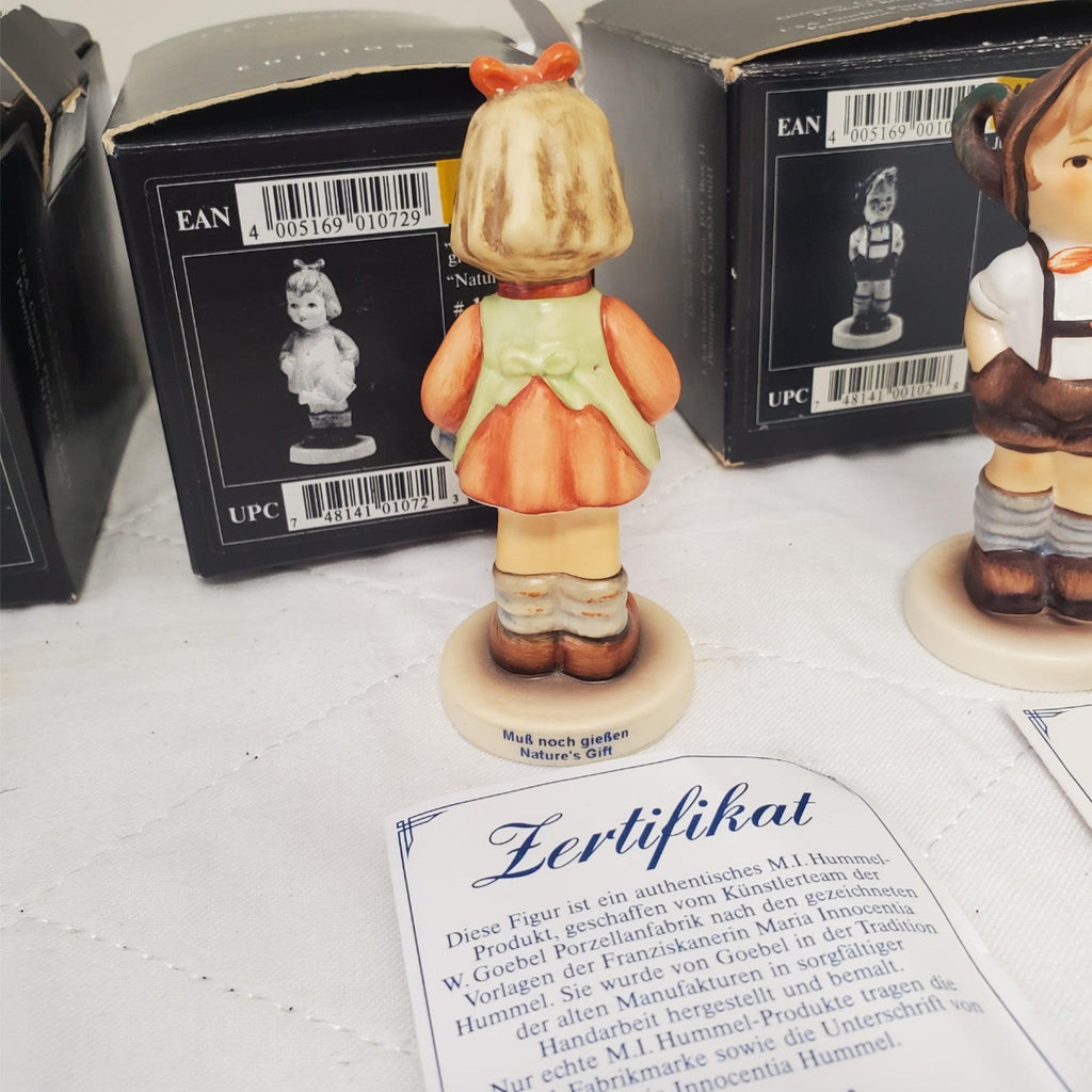 Lot of 4 Various Vintage Goebel MI Hummell Club Figurines H-8
