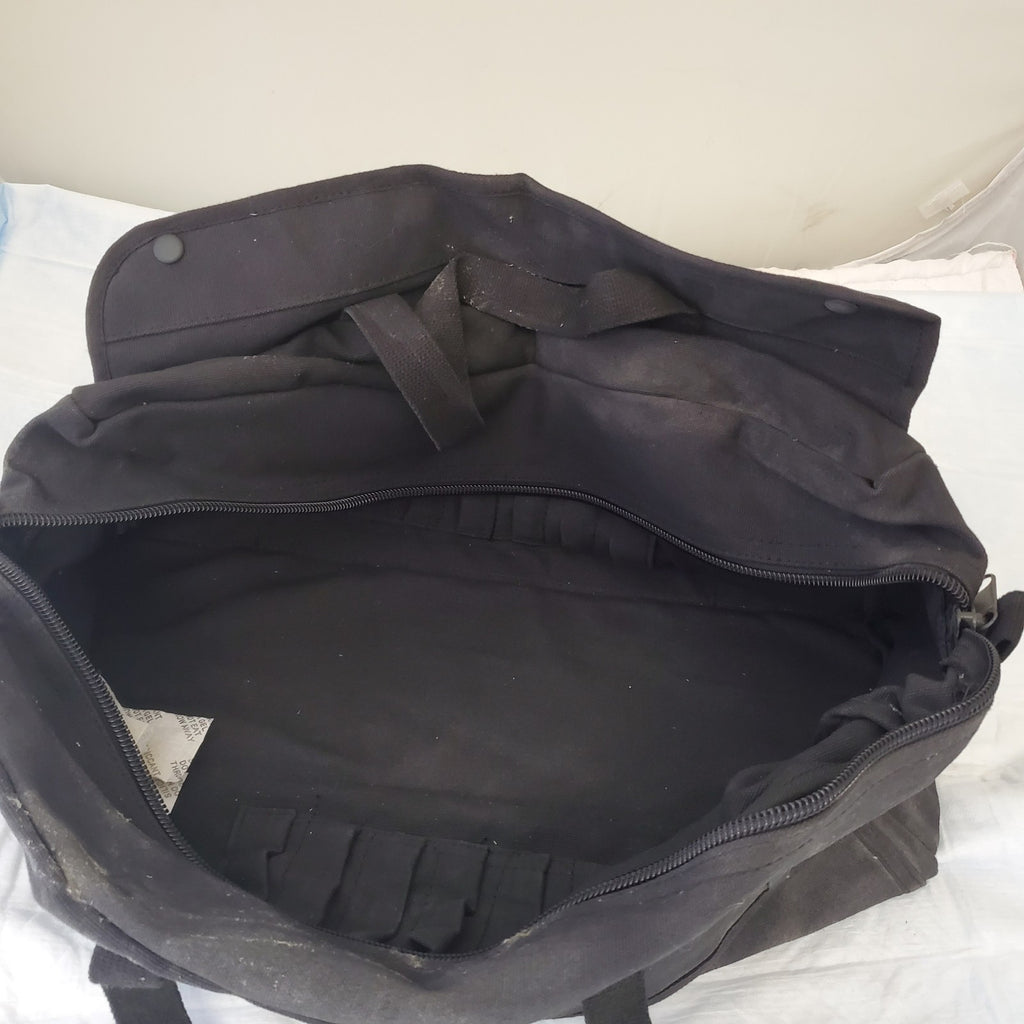 Large Mouth Shoulder Strap Pockets Zipper Tool Bag