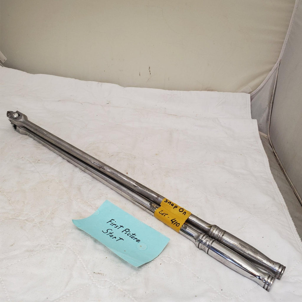 Lot of 2 Long Handle Locking Flex-Head Ratchet LOT-410