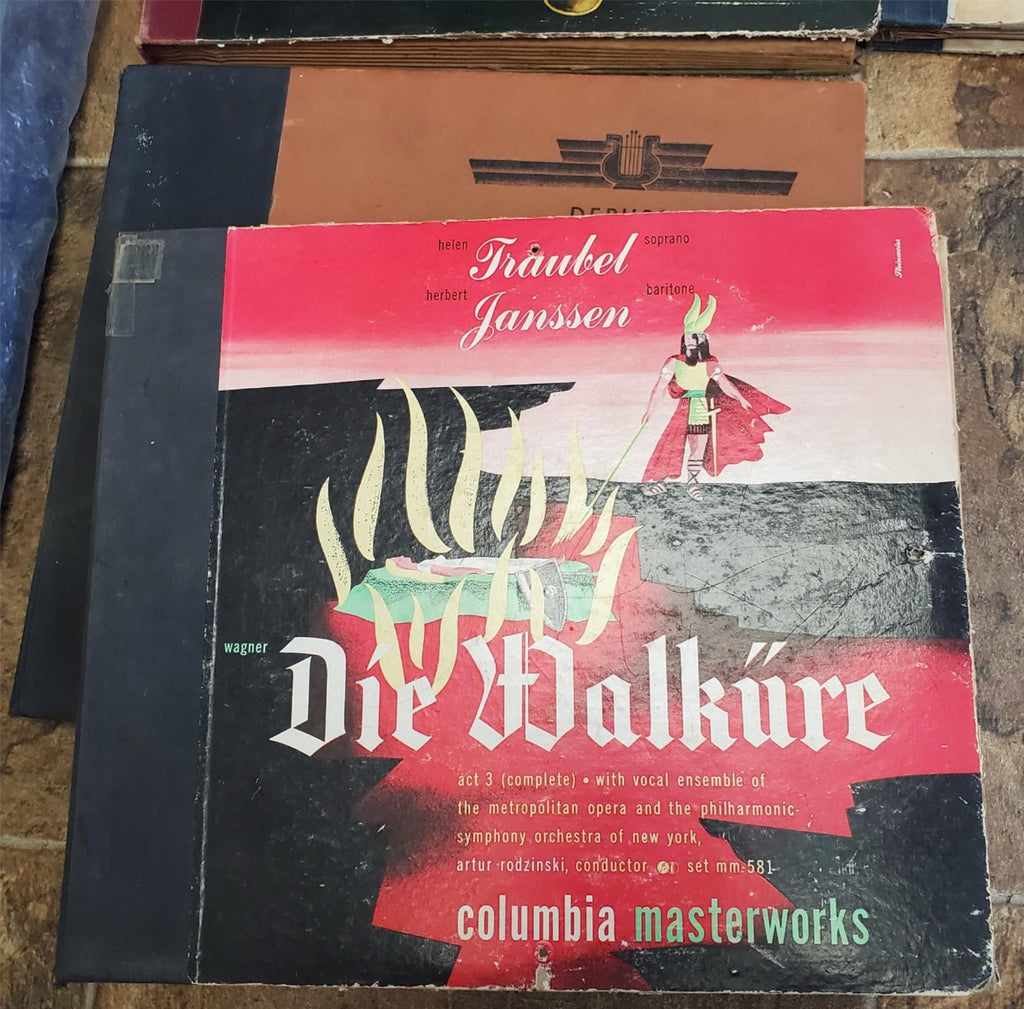 Lot of 4 RCA Victor Record Sets - Wagner, Debussy, Walkure, Chants #2