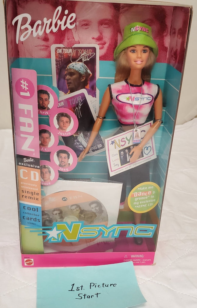 Rare NSYNC Barbie Dance & Groove Doll, Exclusive CD & Collector Cards