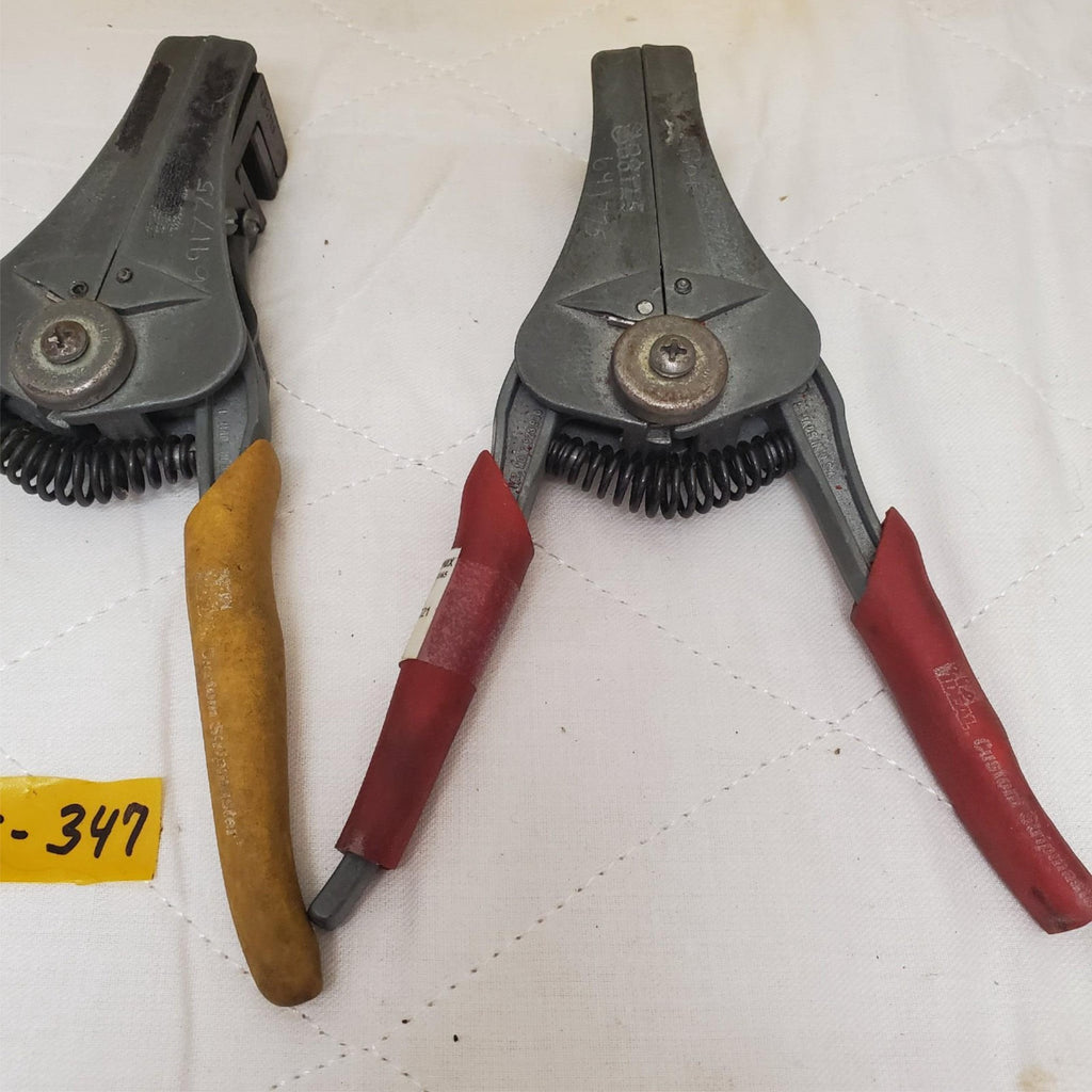 Lot of 2 Assorted Ideal Custom Stripmaster Electrical Wire Strippers LOT-347