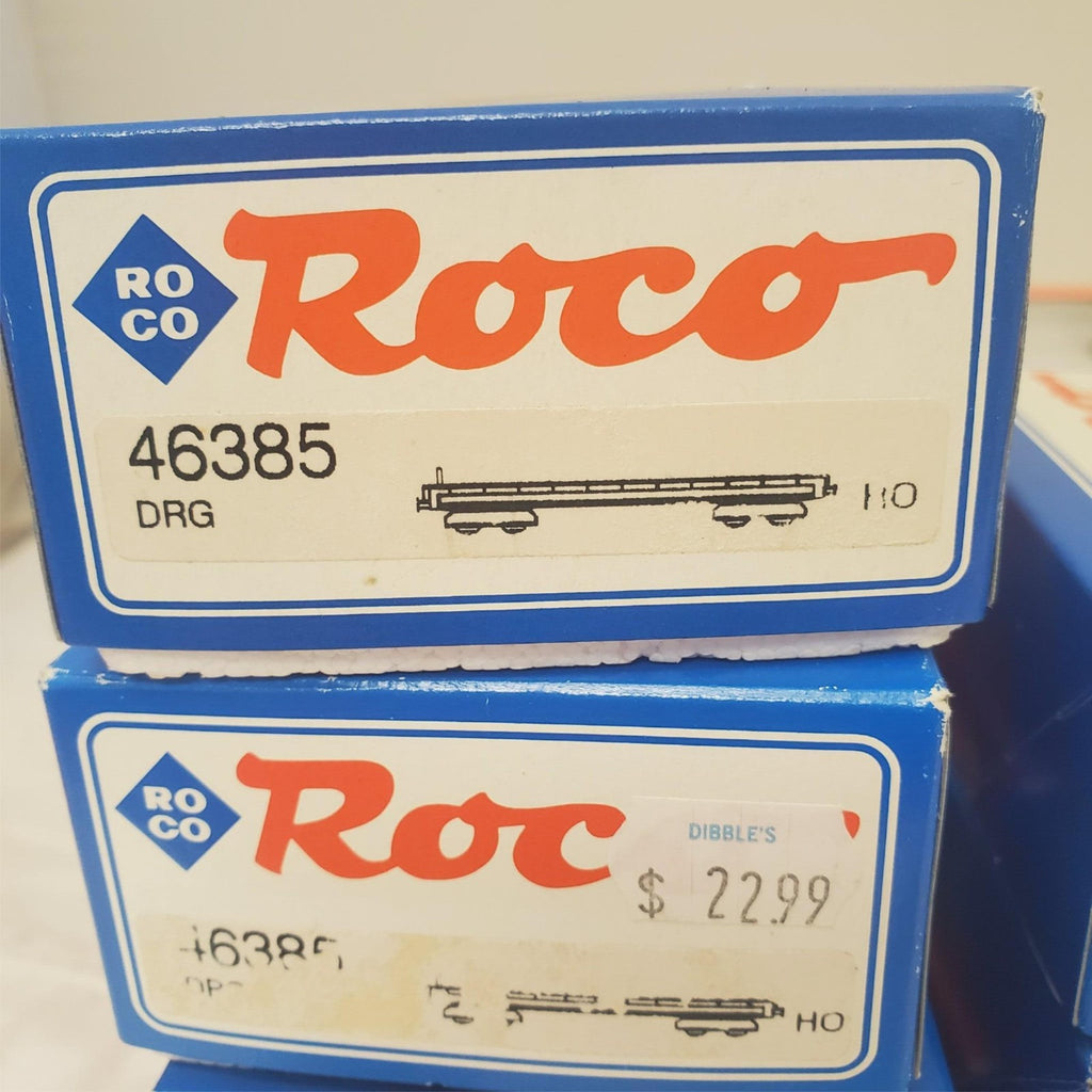 Roco HO 46385 Heavy duty flat wagon, DRG