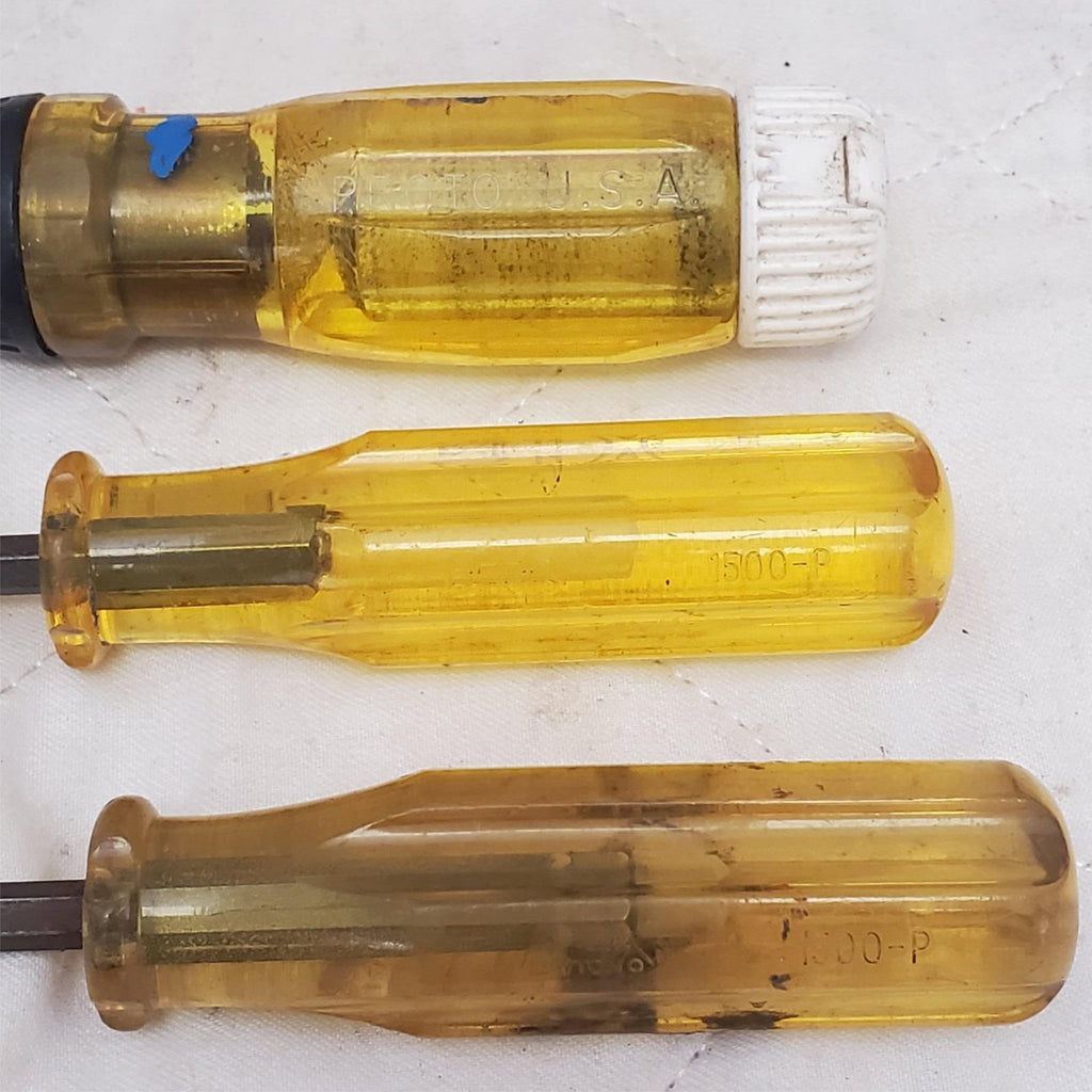 Lot of 5 Assorted Slotted, Phillips, Bit Driver Screwdriver LOT-652