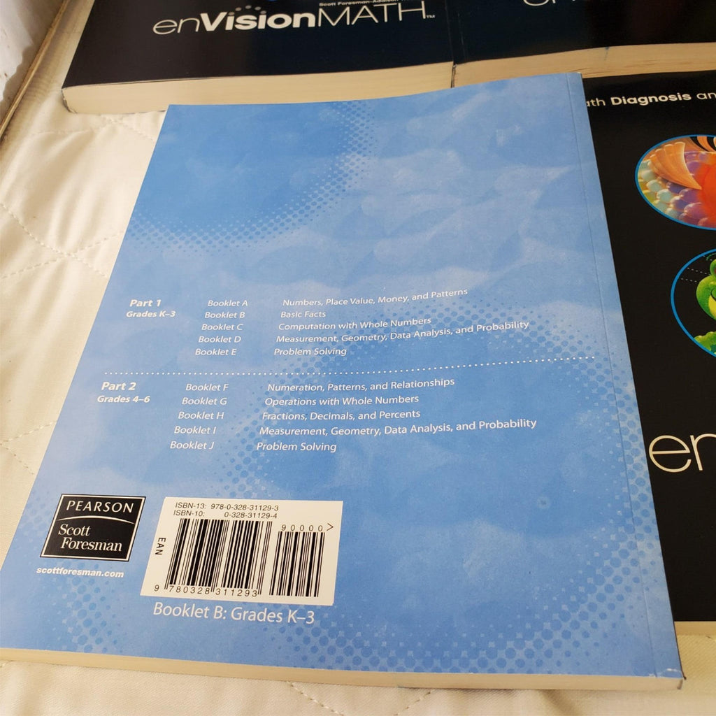 enVisionMath Common Core Math Diagnosis and Intervention System Part 1 Booklets