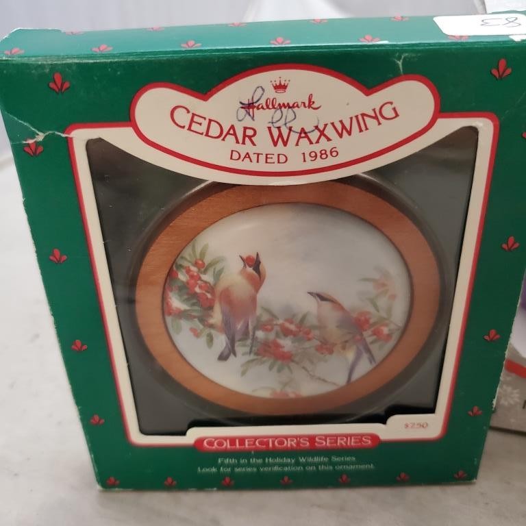 Hallmark Keepsake Cedar Waxwing Mother Christmas Collector's Series Ornament