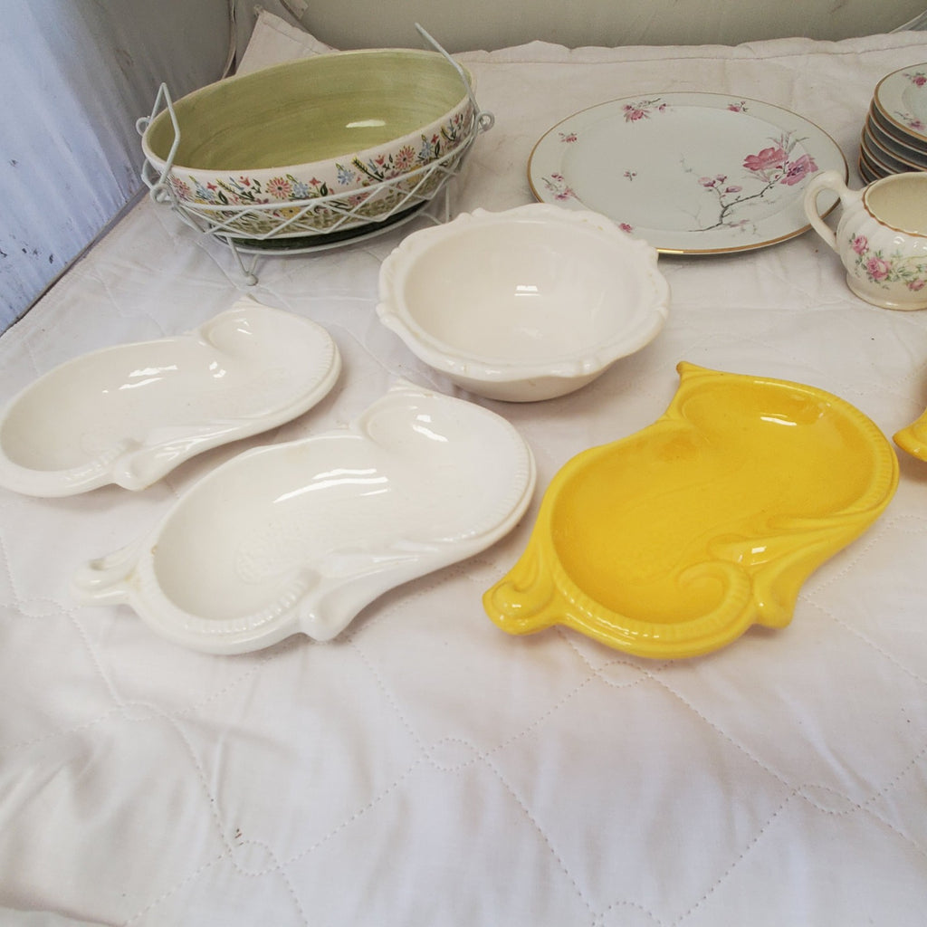 Vintage Porcelain Small Pitcher Dish Bowl Sugar Pot and more