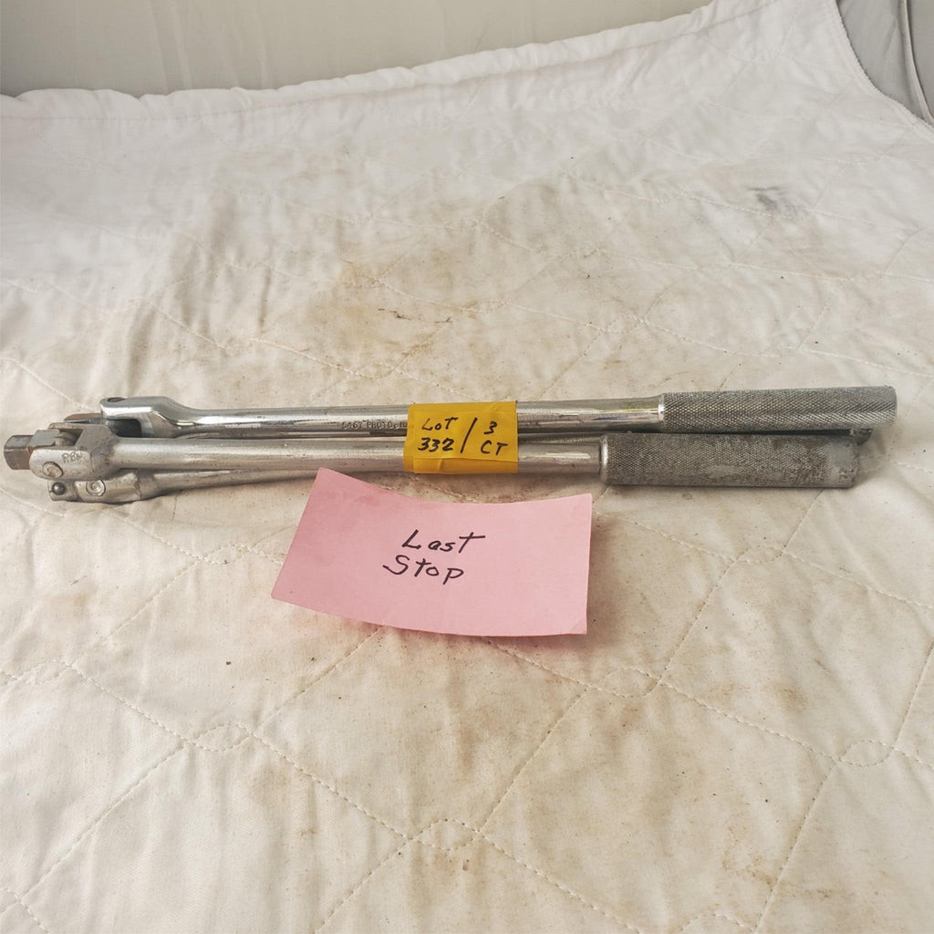 Lot of 3 PROTO & Other Drive Flex Head Breaker Bar Extension LOT 332