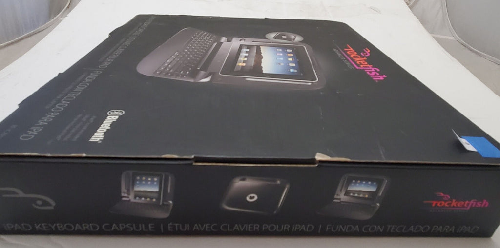 New ROCKETFISH Keyboard / Stand / Case for APPLE IPAD