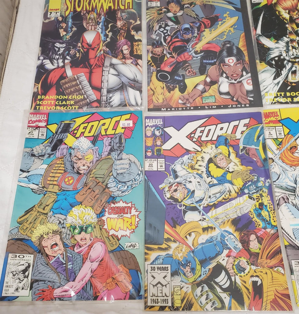 Lot of 12 Assoretd DC Batman Astrocity StormWatch & Marvel XForce Comic Books #4