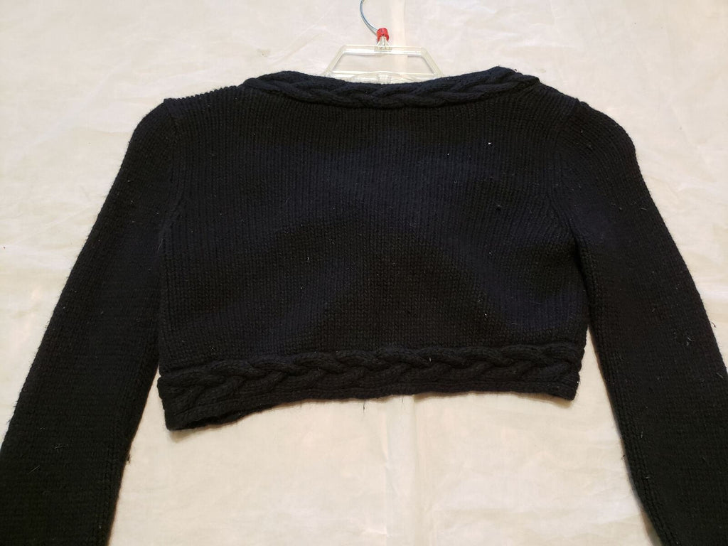 Tommy Hilfiger Women's Blouse Block Long Sleeve Size Small Wool Button Down Top