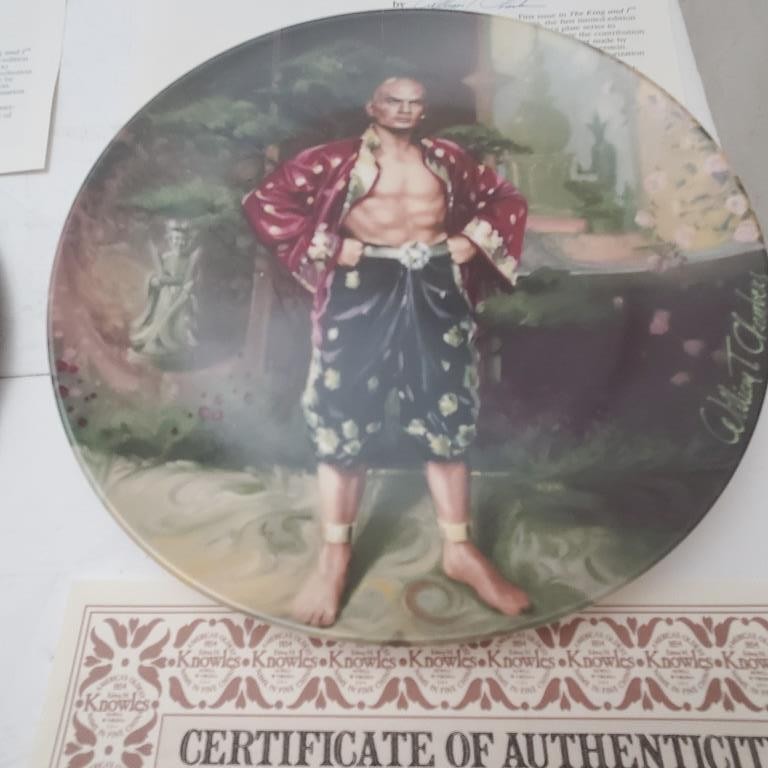 Vintage Lot of 4 Knowles Collector Plate Shall We Dance and A Puzzlement