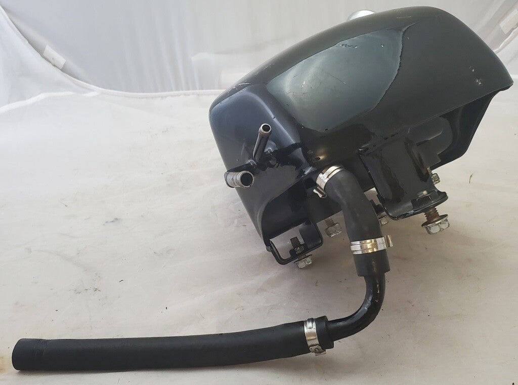 Vintage Black Gas Fuel Tank Petrol Reservoir Cell