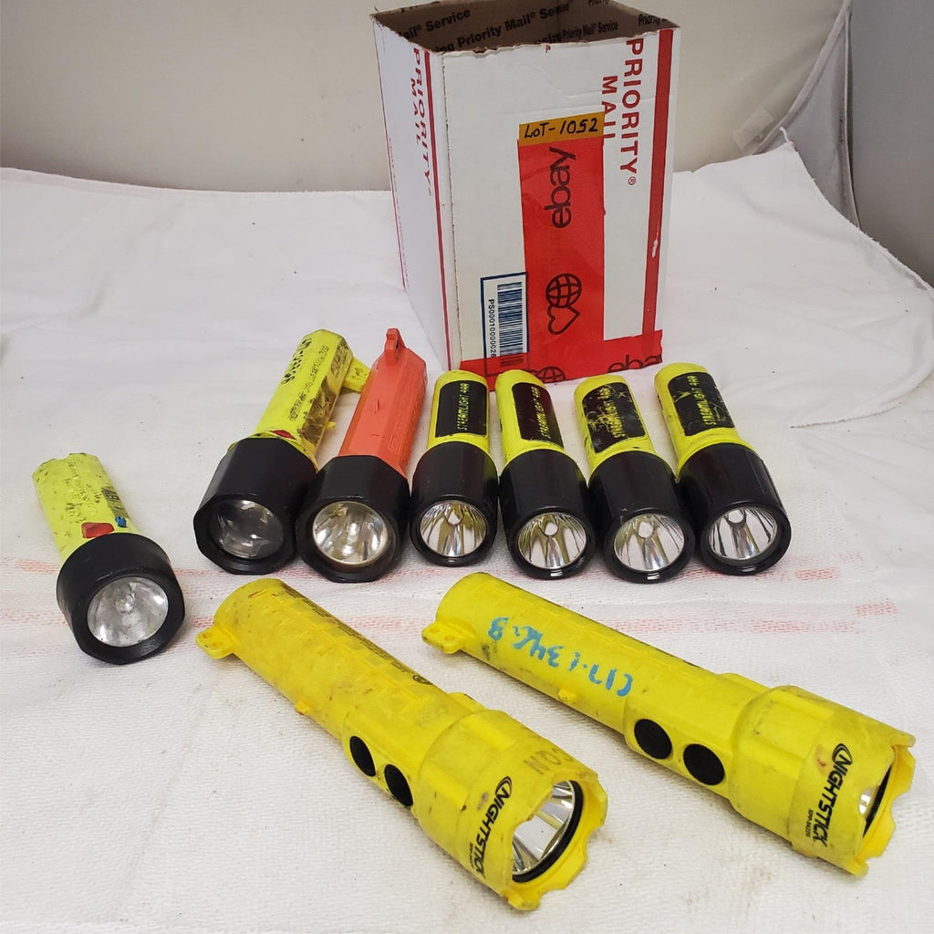 Lot of 9 Nightstick LED Flashlights Mixed Models & Colors LOT-1052