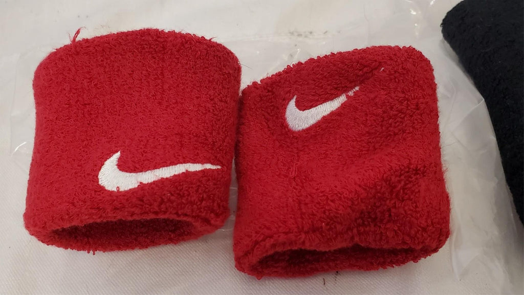 Set of 4 Vintage Nike Swoosh Wristbands