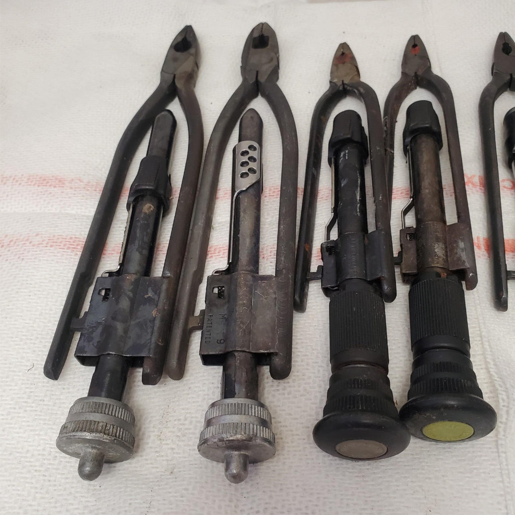 Lot of 5 Assorted Safety Wire Pliers Hand Tools LOT-309