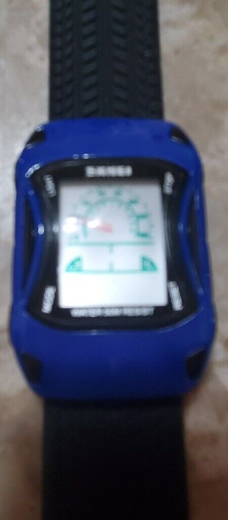 SKMEI Blue Kids Alarm Date Racing Car Toy Digital Wristwatch Water Resistant