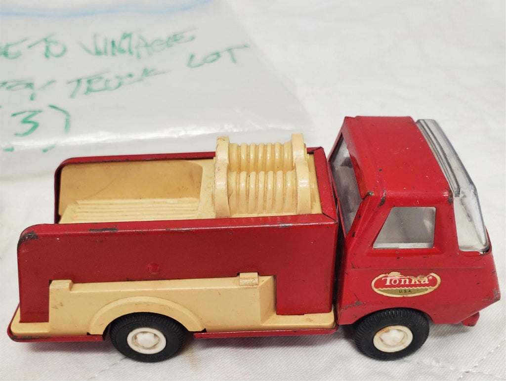 Lot of 3 Vintage Tonka & Others Brand Metal Toy Truck