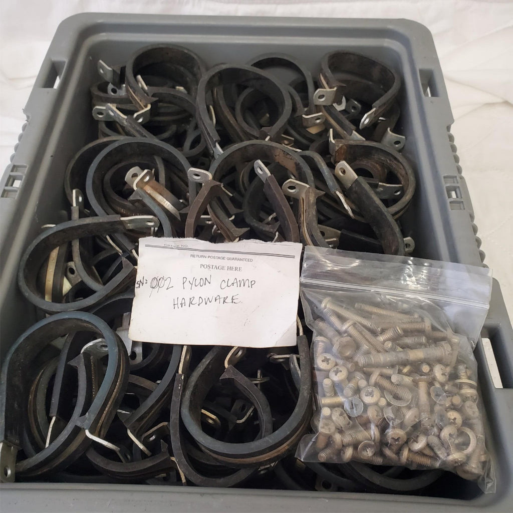 Lot of Assorted Cushion Clamps Black Galvanized Steel LOT 639