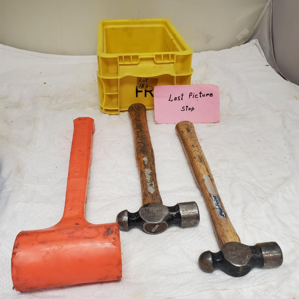 Lot of 3 Assorted Dead Blow and Ball Peen Hammers LOT-183