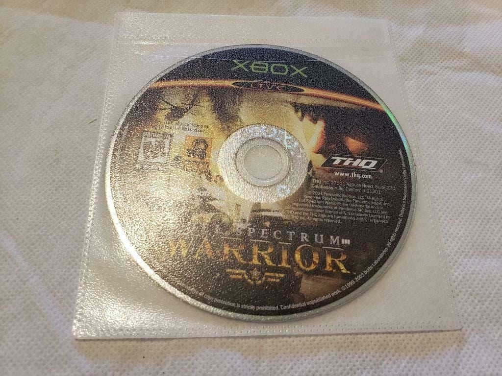Full Spectrum Warrior Microsoft Xbox - GAME DISC ONLY
