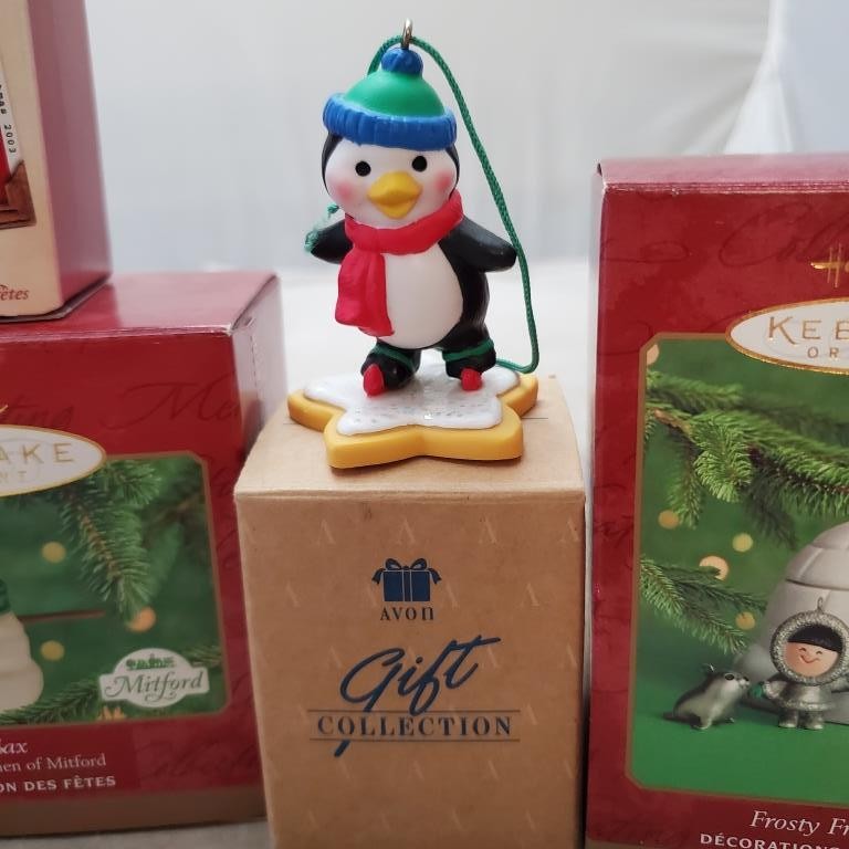 Vintage Hallmark Keepsake Merriweather, Race Down Main Street & More Ornament