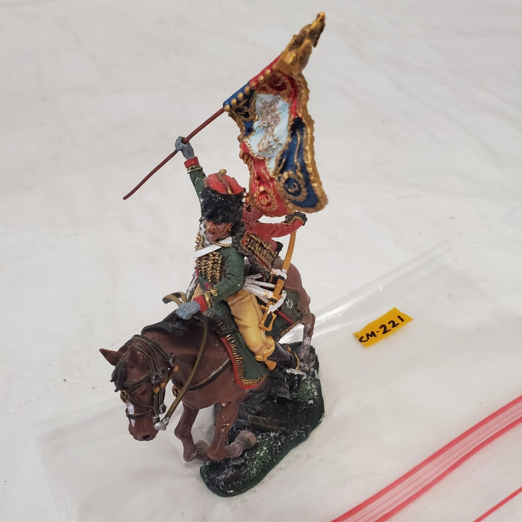The Collector's Showcase Hand Painted Metal Toy Soldier Chasseur Cheval CM-221
