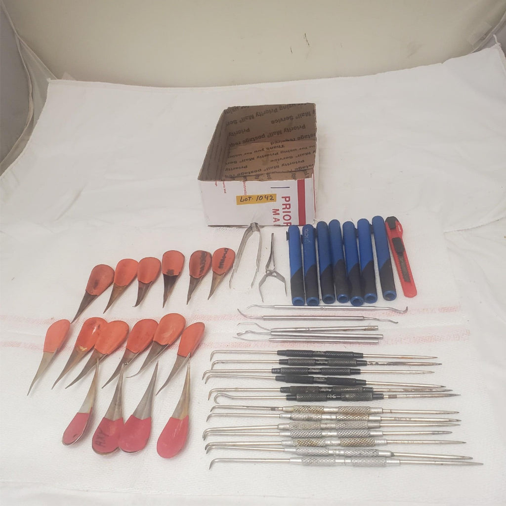 Lot of 44 Assorted Hobby Knives, Aircraft Wire Harness Tools & more LOT-1042