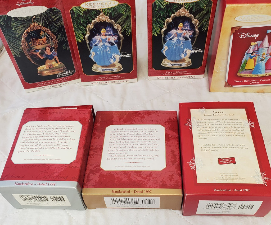 Lot of 13 Hallmark Ornament Disney The Enchanted Memories Collection Series