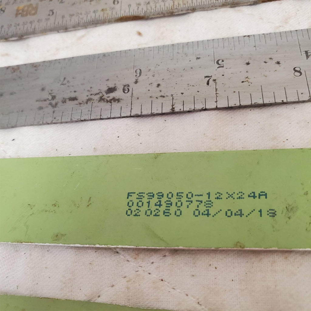 Lot of 8 Assorted Metal Measuring Rulers and Industrial Marked Bar LOT-907