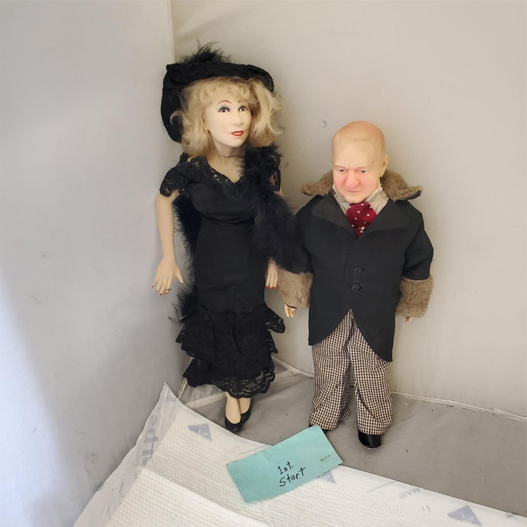 Effanbee's Legend Series W.C. Fields Mae West Lot of 2