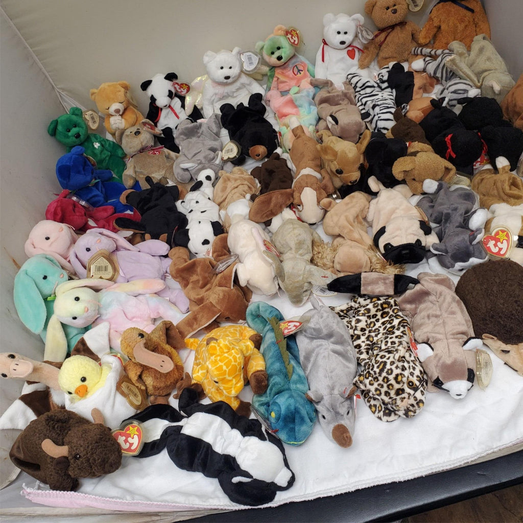 Huge Lot of Assorted TY Beanie Babies Plush Toys #1
