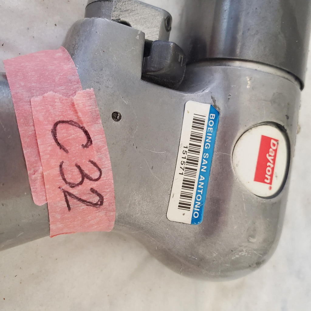 Dayton 6ZC72 Pistol Grip Pneumatic Air Drill Air Tool C32 151571