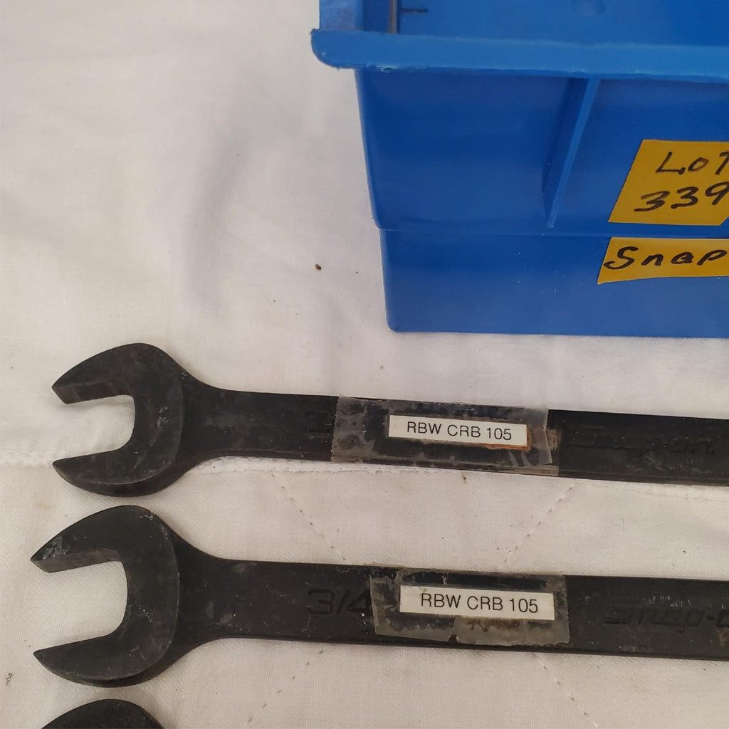 Lot of 5 Snap-On 12-Point Combination Box End Wrenches LOT-339