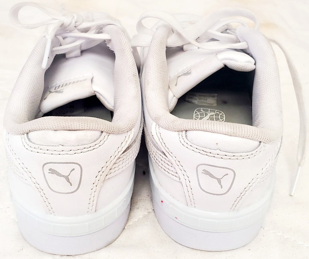Puma Junior Jada 381990-02 White Silver Casual Shoes