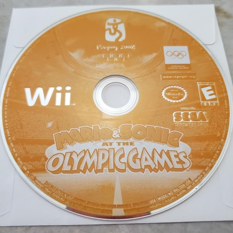 Mario & Sonic at the Olympic Games Nintendo Wii Game Disc Only