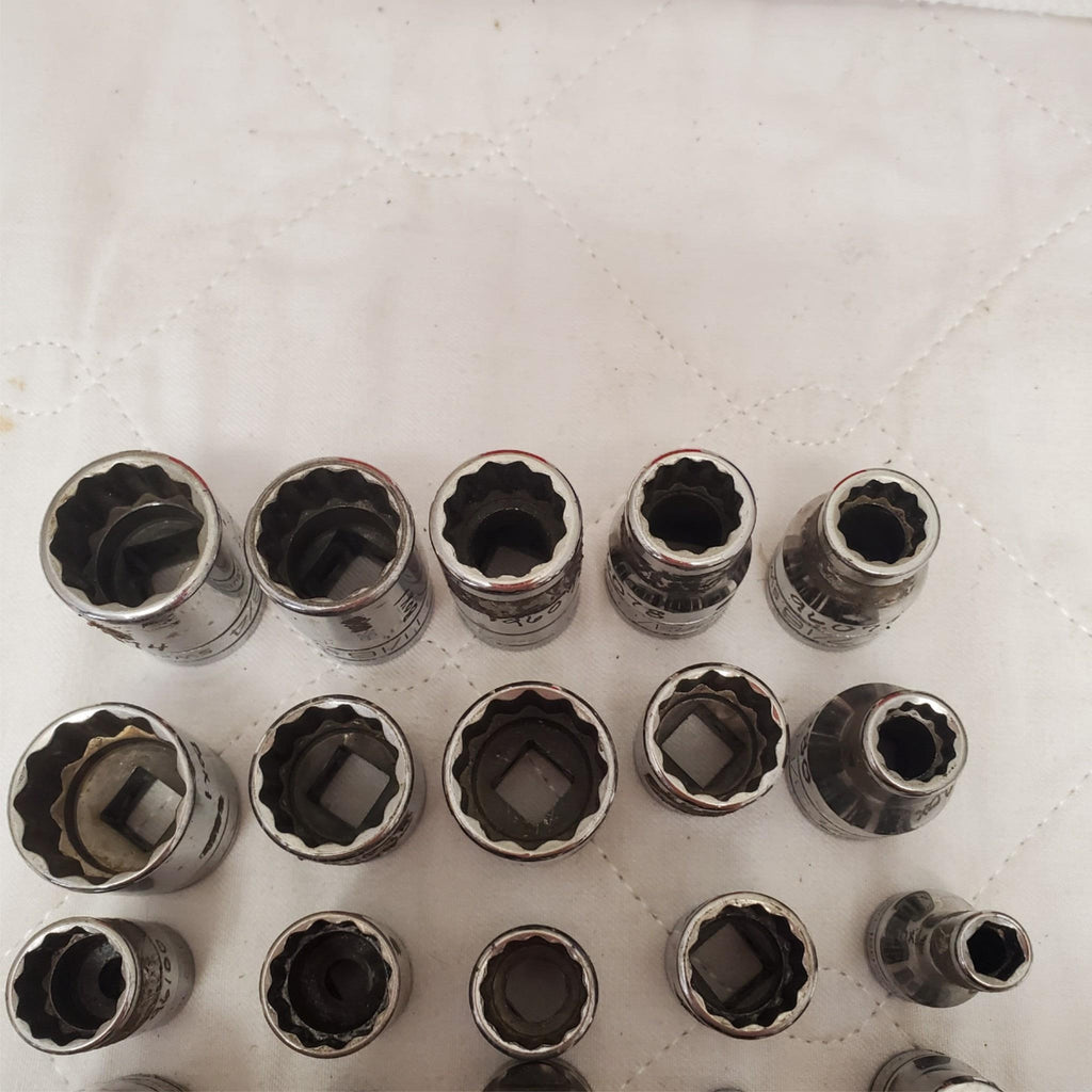 Lot of 30 Assorted Snap-On Socket Wrench Set LOT-542