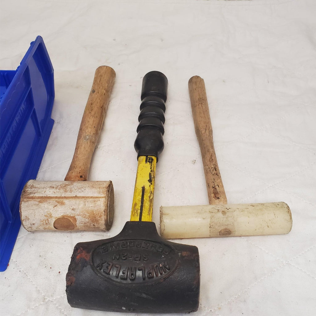 Lot of 3 Assorted Durable Dead Blow Hammer Set LOT-32